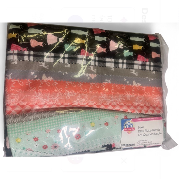Colorful fun floral,polka dots and beautiful patterns fabric Bundle - Picture 3 of 3